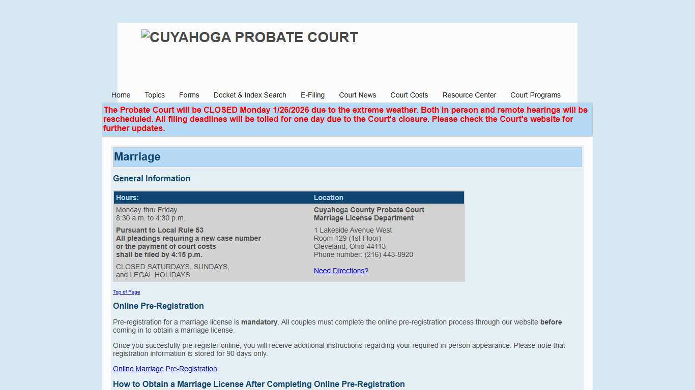 Cuyahoga County Probate Court